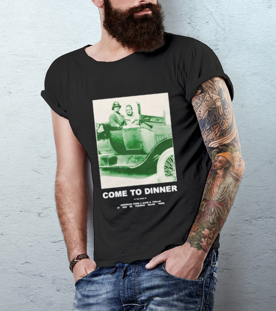 Come To Dinner Vintage Car Scene 1920s Nostalgia T-Shirt