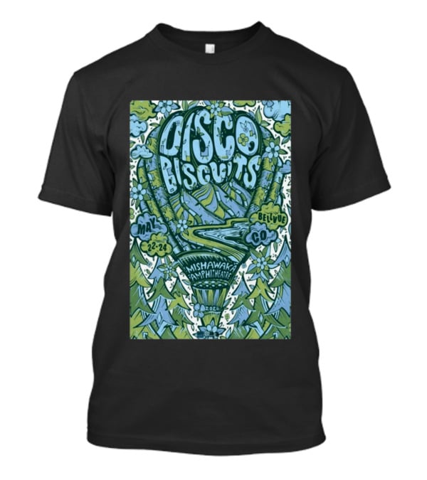 Disco Biscuits Mishawaka Amphitheatre May 22 24 2026 Bellvue CO T-Shirt