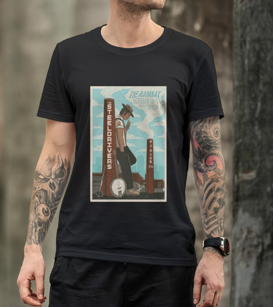The SteelDrivers Concert The Ramkat Winston Salem October 16 17 2026 T-Shirt