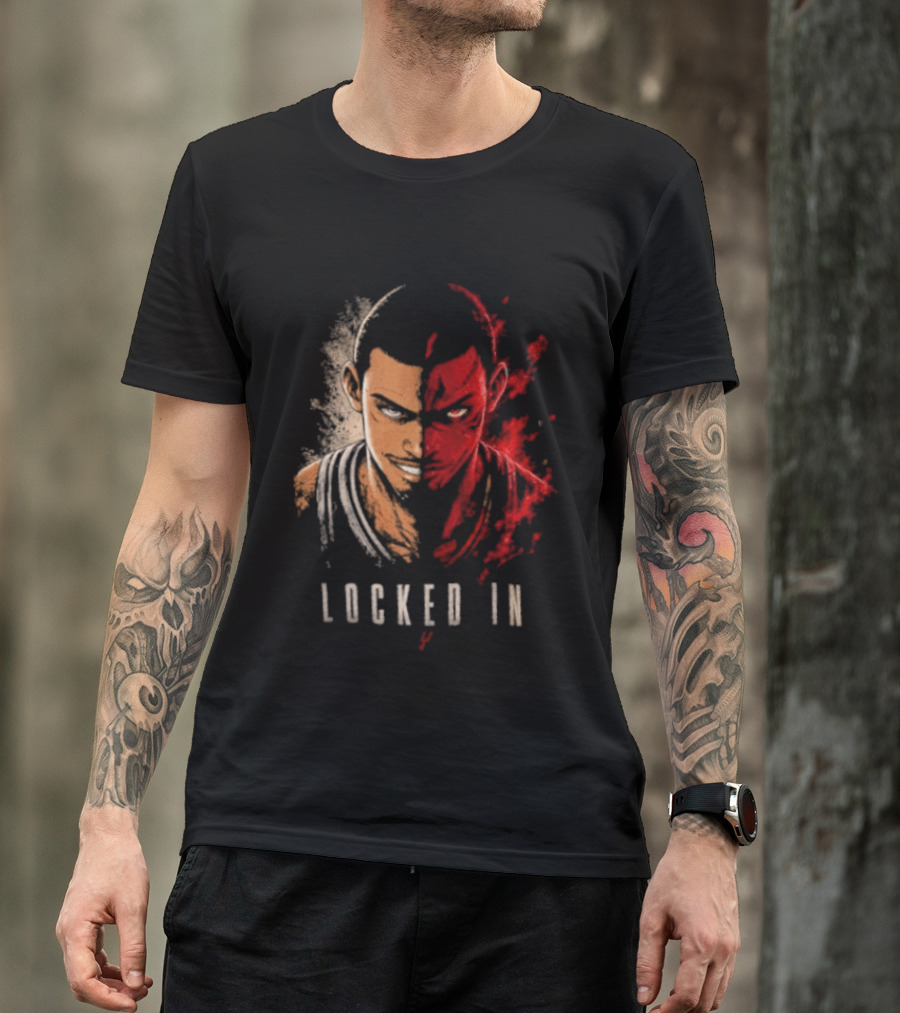 Jujutsu Kaisen San Antonio Spurs Victor Wembanyama Locked T-Shirt
