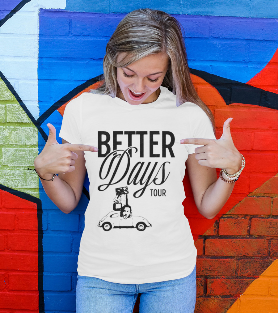 Better Days Tour Vintage Car Graphic Benjamin Ingrosso T-Shirt