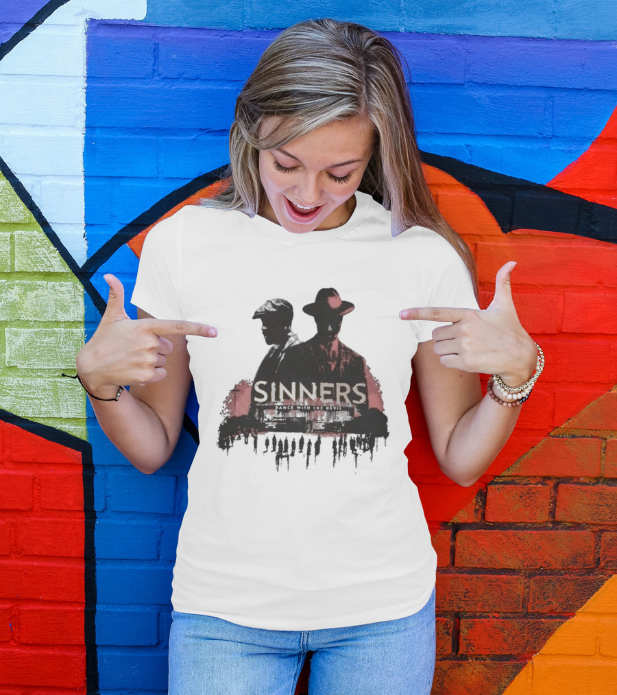 Halloween Horror Nights 2026 Sinners Mysterious Duo In Shadowy Red T-Shirt