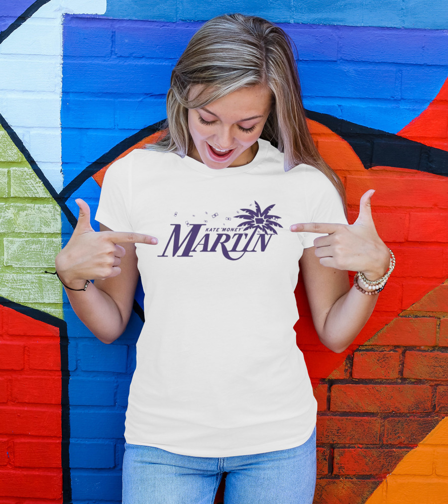 KATE MONEY MARTIN Palm Tree Cash T-Shirt