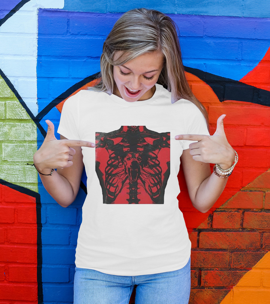 Punfest Told Y'all I Got That Dog In Me Skeleton Dog X Ray T-Shirt