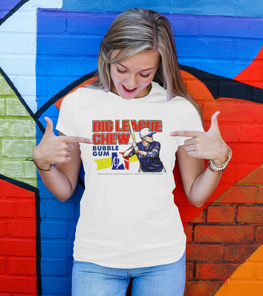 Big League Chew Bubble Gum Baseball Player Kyle Schultz T-Shirt