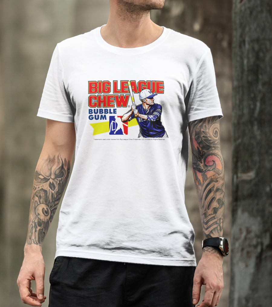 Big League Chew Bubble Gum Baseball Player Kyle Schultz T-Shirt
