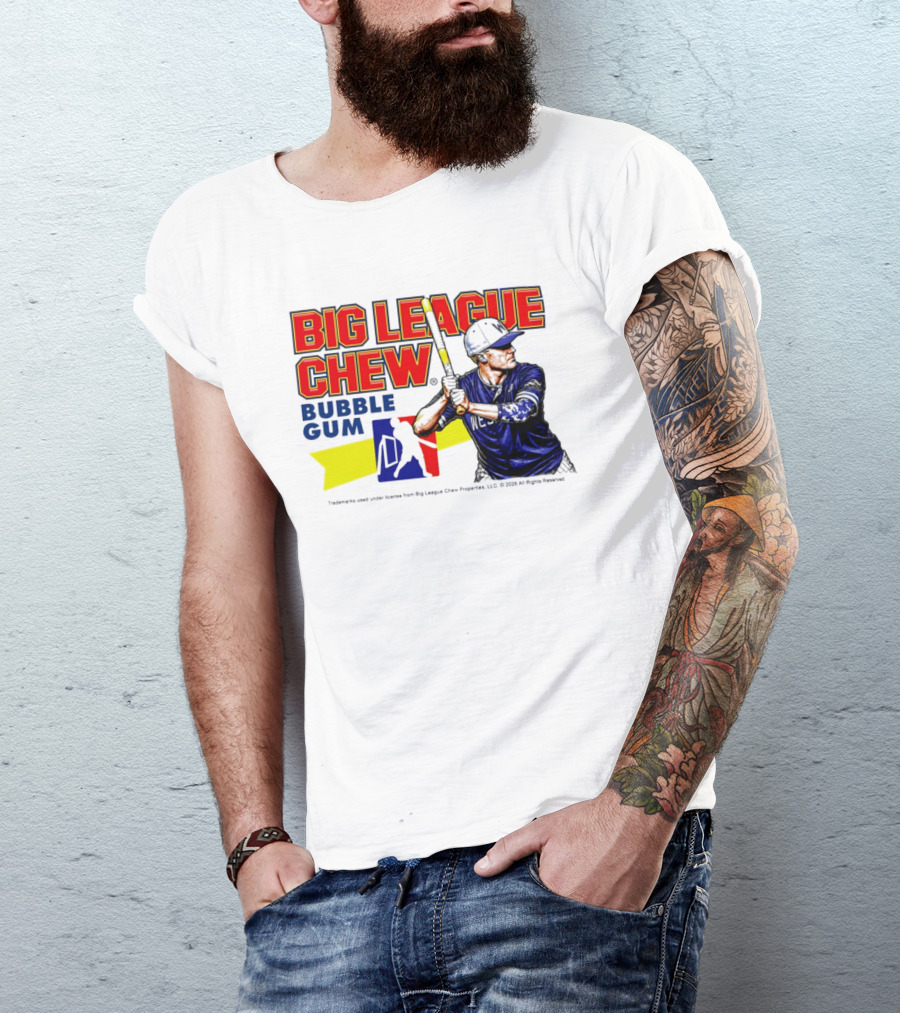 Big League Chew Bubble Gum Baseball Player Kyle Schultz T-Shirt
