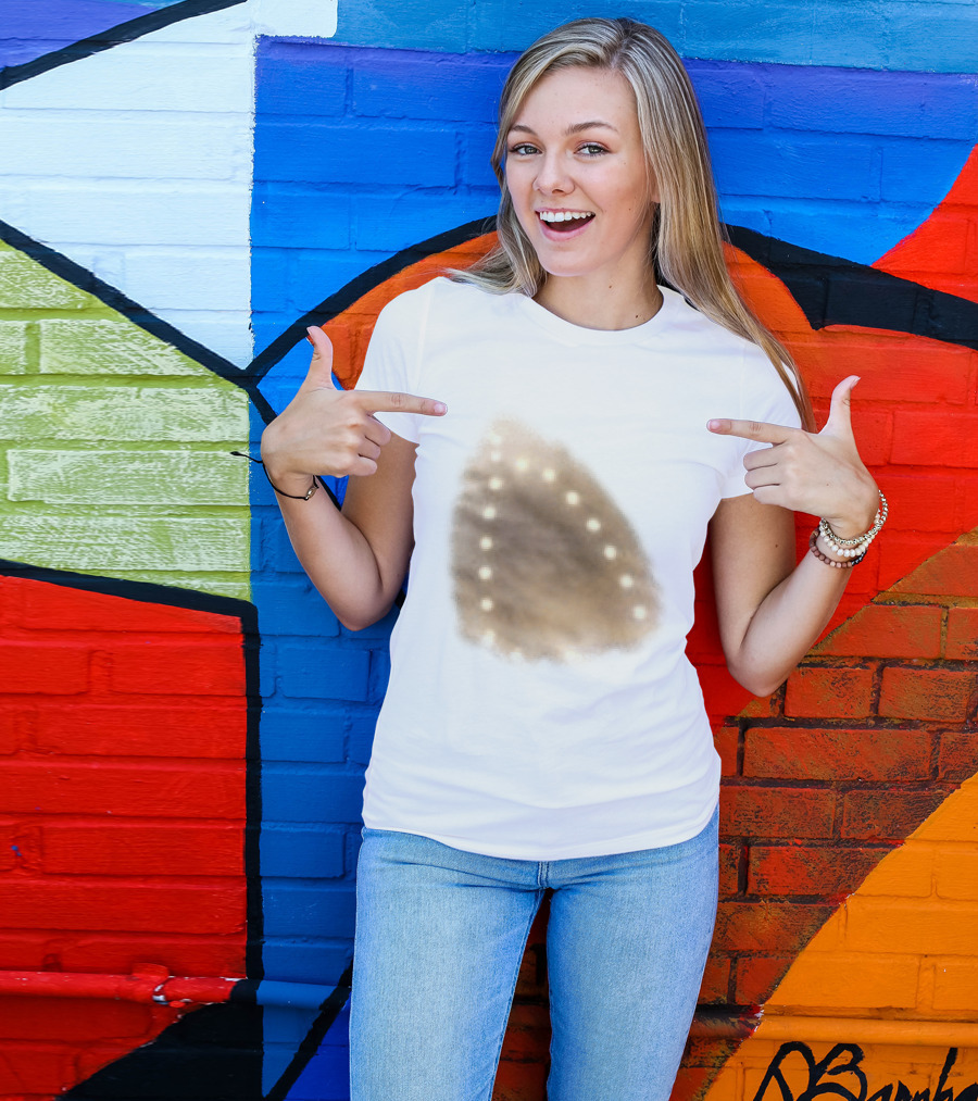 Peep Szczesny Iron Burnt Circle Light Shell T-Shirt