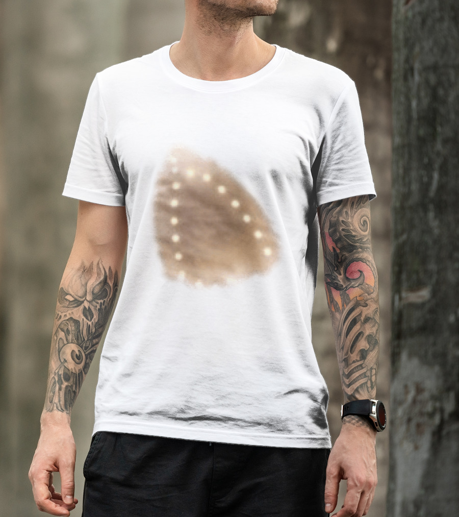 Peep Szczesny Iron Burnt Circle Light Shell T-Shirt