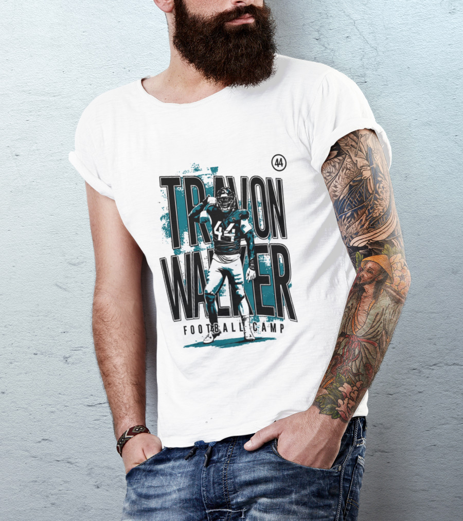 Travon Walker 44 Jacksonville Football Camp T-Shirt