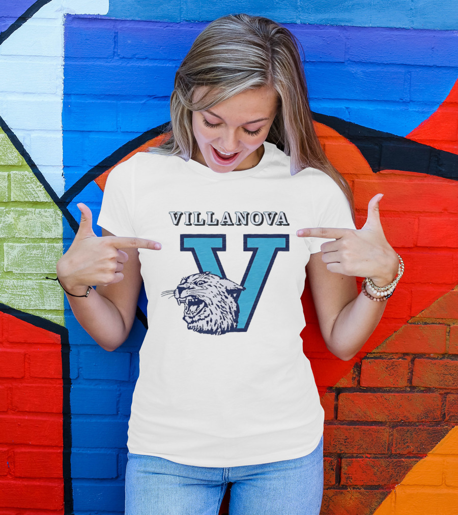 Villanova Wildcats Basketball V Logo 2026 T-Shirt