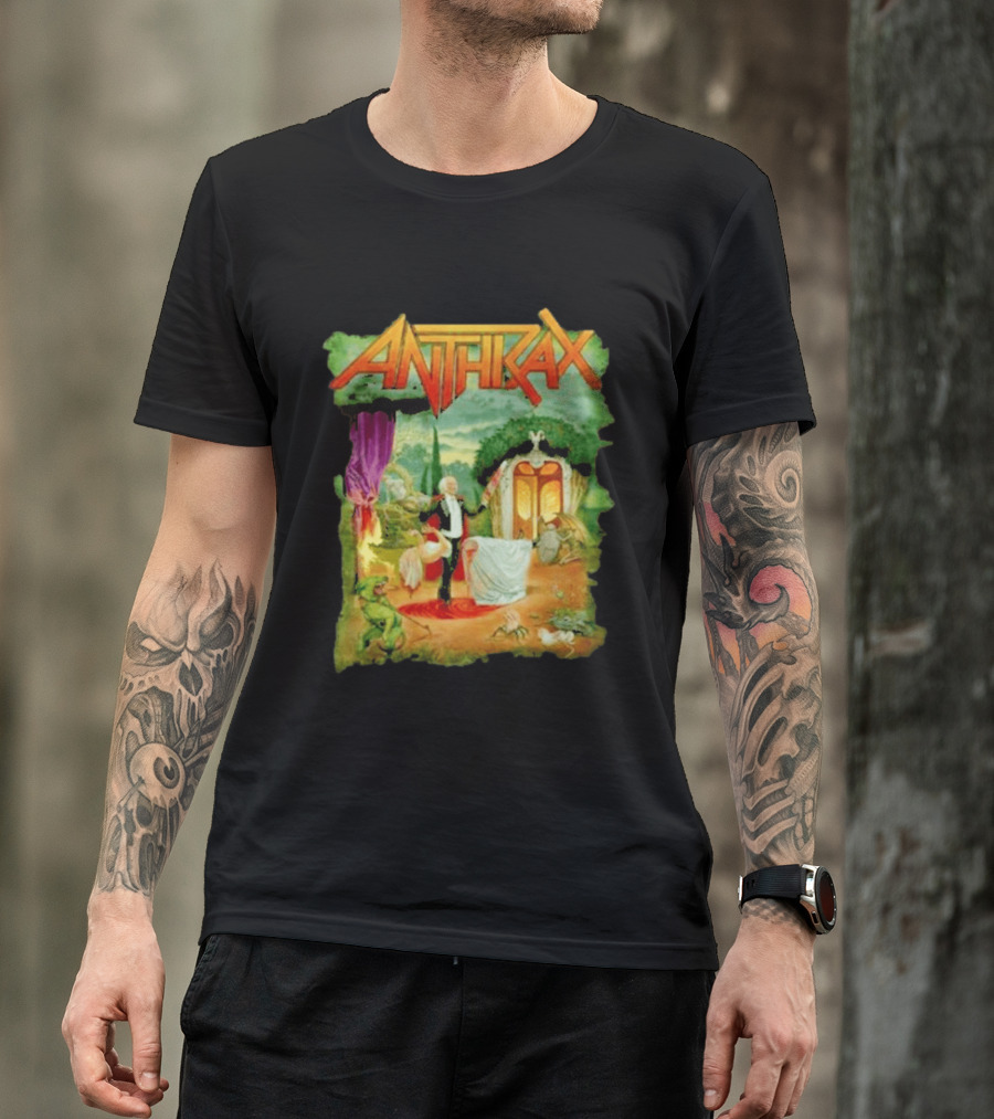 Anthrax Cursum Perficio Theatrical Scene With Creatures T-Shirt
