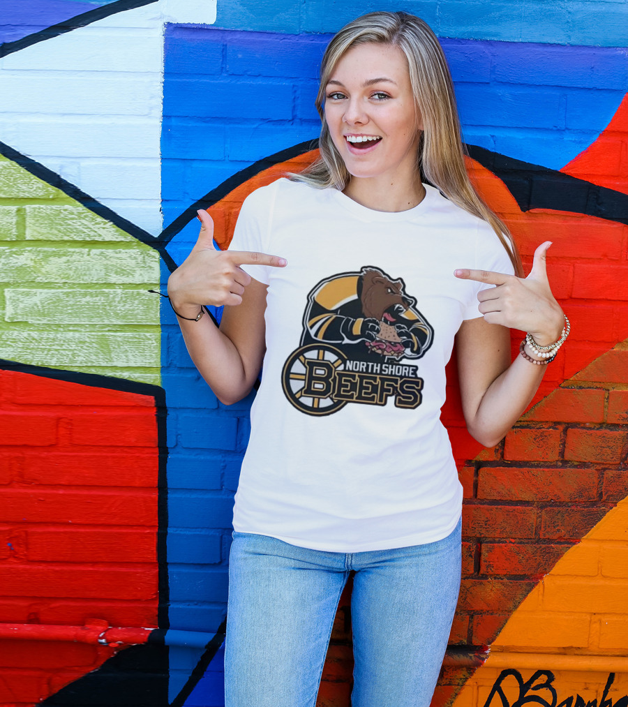Boston Bruins North Shore Beefs Bear Sandwich T-Shirt