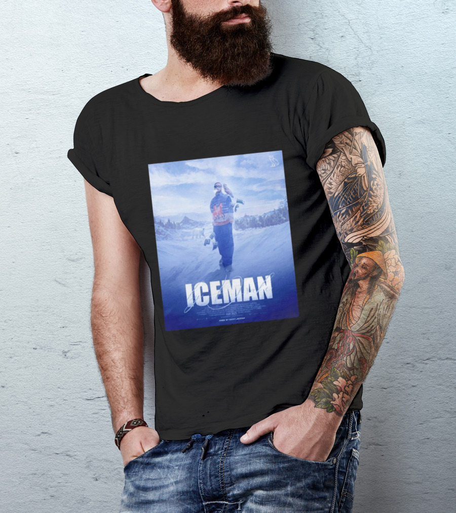 ICEMAN By Drake Featuring Saint Justin OVO Collaboration 2025 Winter Snowy Landscape T-Shirt