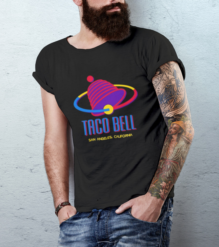 Taco Bell San Angeles California Retro Futuristic T-Shirt