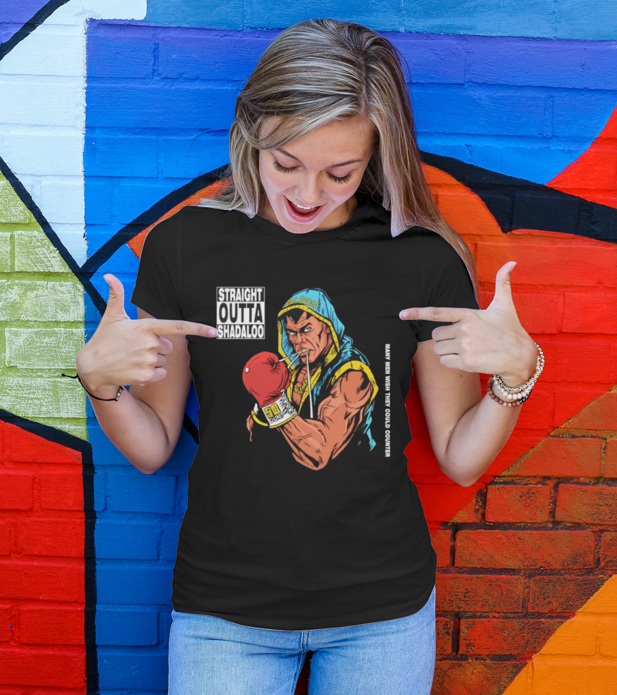 Straight Outta Shadaloo Balrog Boxer Many Men Wish They Could Counter 50 GUNZ T-Shirt