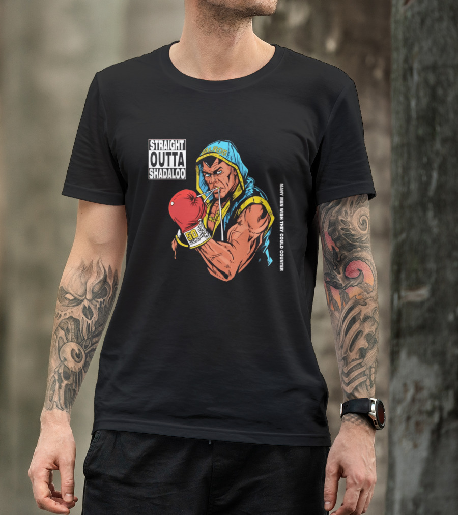Straight Outta Shadaloo Balrog Boxer Many Men Wish They Could Counter 50 GUNZ T-Shirt