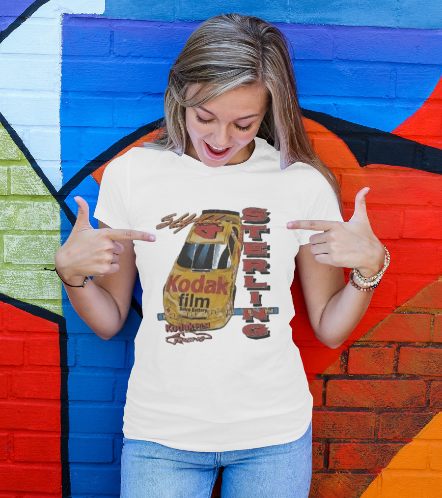 AJ Dillon Kodak Racing Sterling Marlin Kodak Film Delco Battery Car T-Shirt