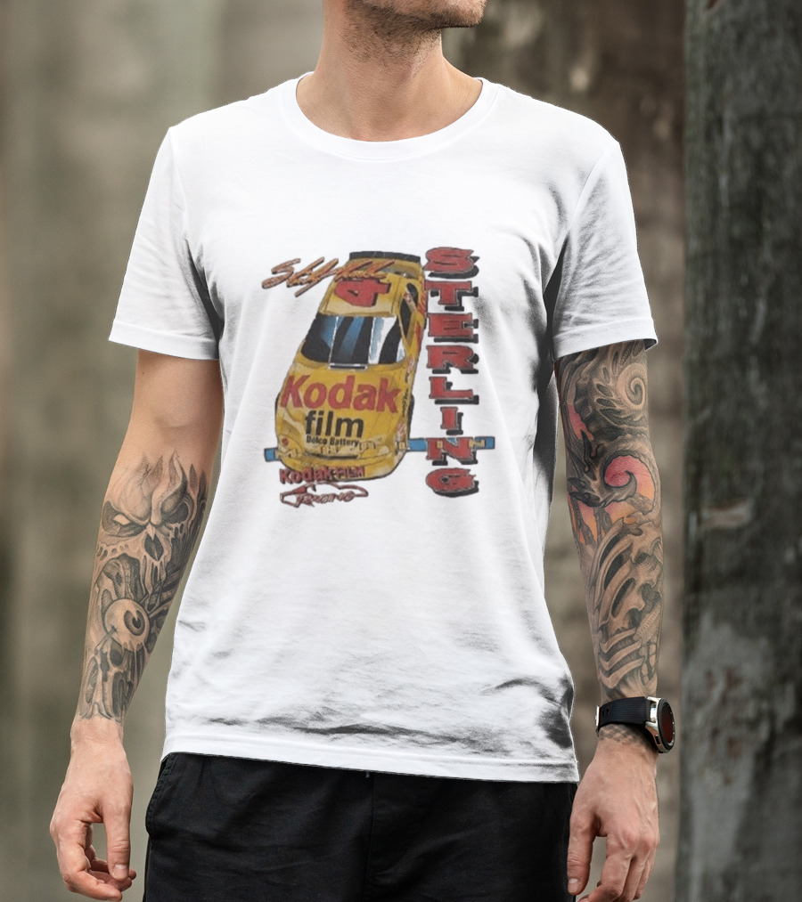 AJ Dillon Kodak Racing Sterling Marlin Kodak Film Delco Battery Car T-Shirt
