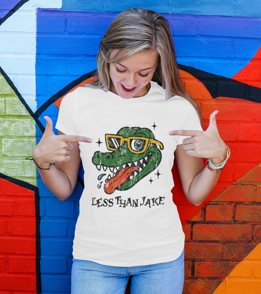 Less Than Jake Sunglasses Alligator T-Shirt