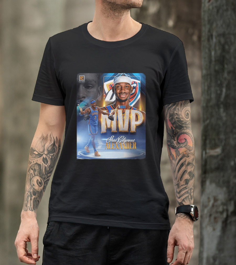 Shai Gilgeous Alexander MVP NBA 2024 Oklahoma City Thunder T-Shirt
