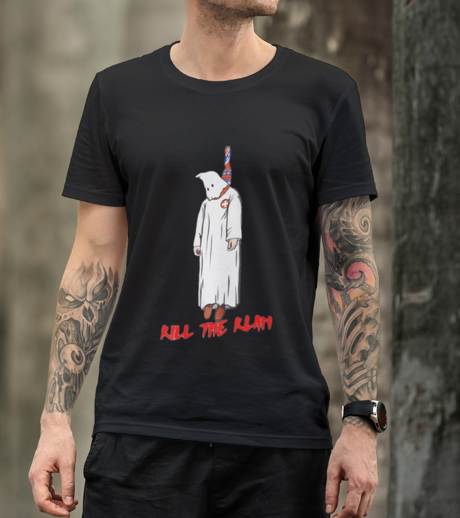 Kill The Klan Anti Fascist Message Iconic Protest T-Shirt