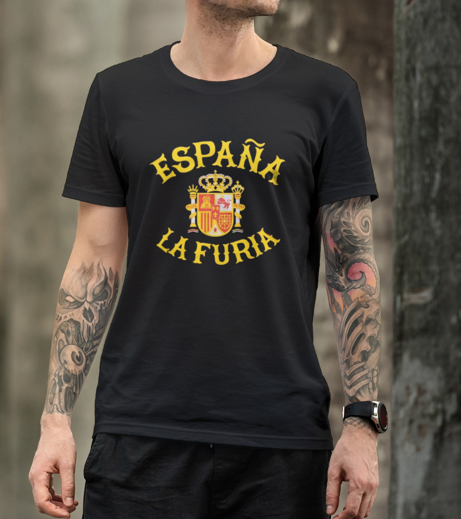 España La Furia Spanish Coat Of Arms Crest Plus Ultra T-Shirt