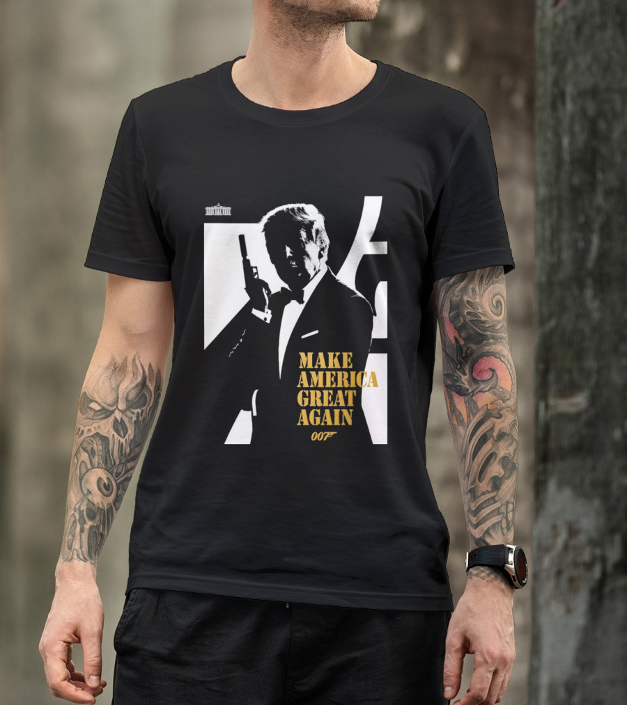 Trump 007 Make America Great Again Bond T-Shirt