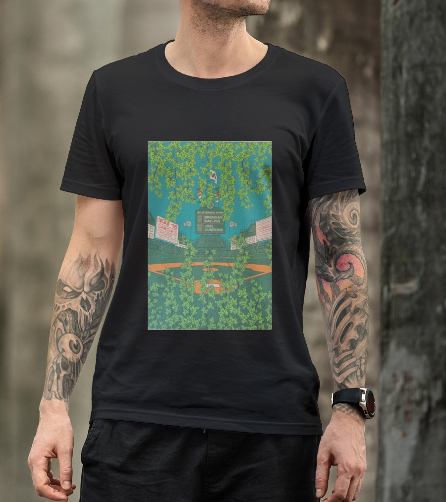 Umphrey's McGee An Evening With Brendan Bayliss Joel Cummins Garcia's Chicago IL May 16 Baseball Field T-Shirt