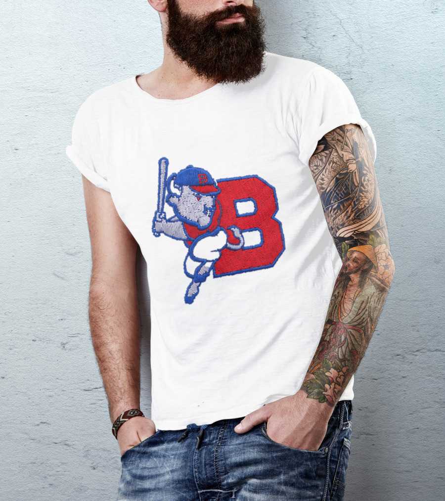 2026 Buffalo Bisons Big League Chew B Logo Baseball Bat Hitting Buffalo Embroidery Hat T-Shirt