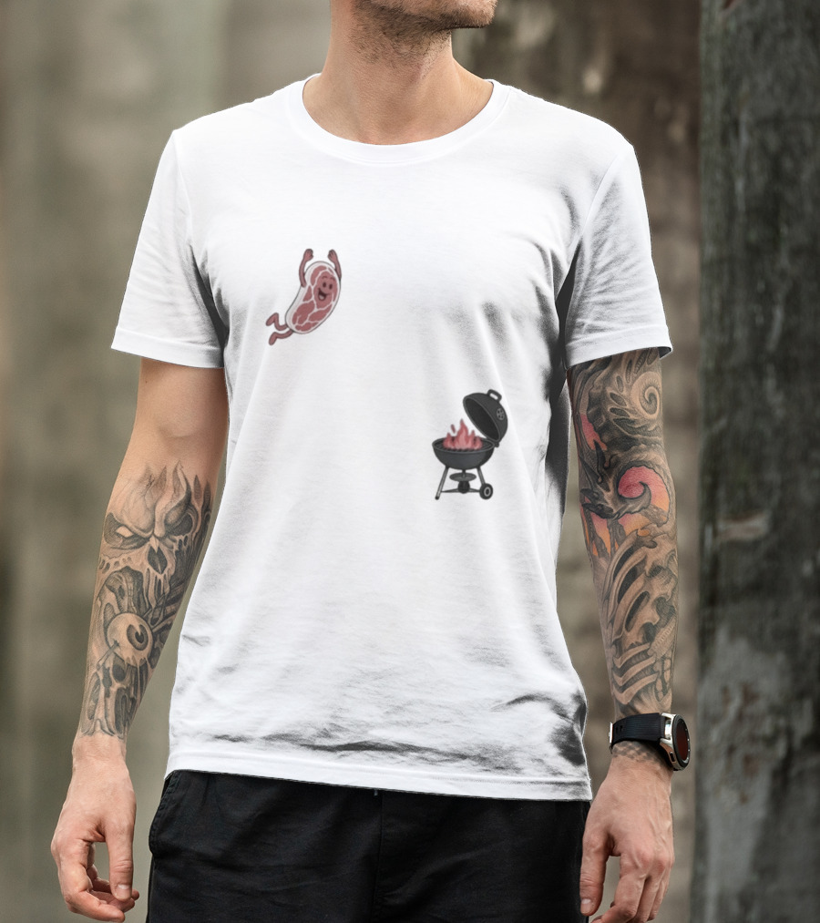 BBQ Jumping Steak 2026 Funny Grill T-Shirt