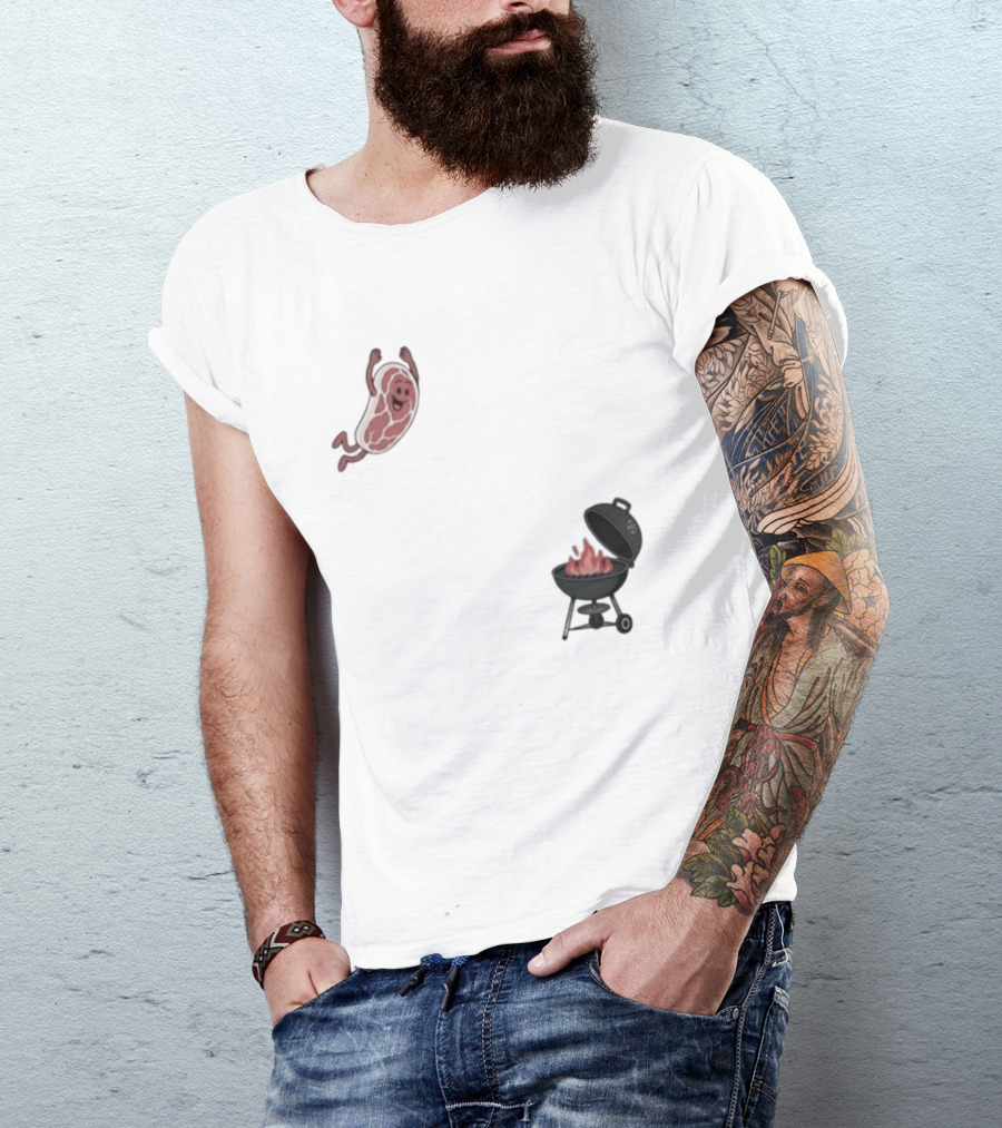 BBQ Jumping Steak 2026 Funny Grill T-Shirt