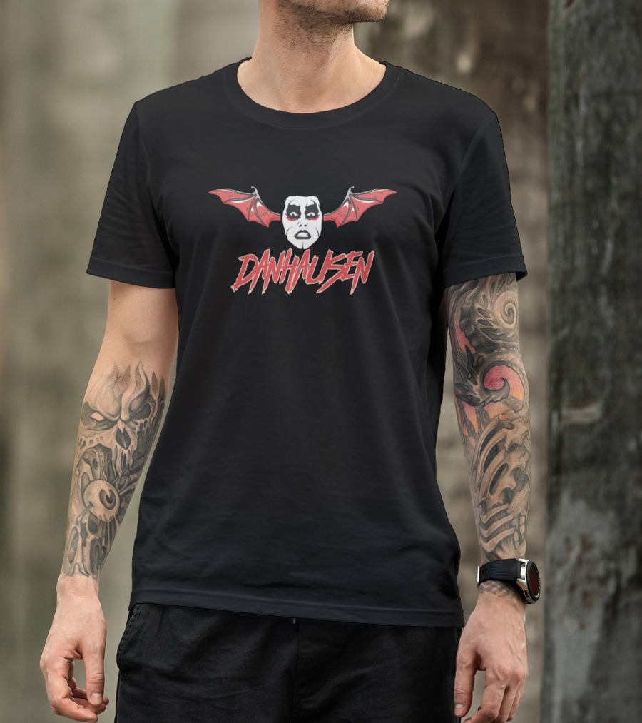 Danhausen Very Nice Very Evil Bat Wings Face T-Shirt