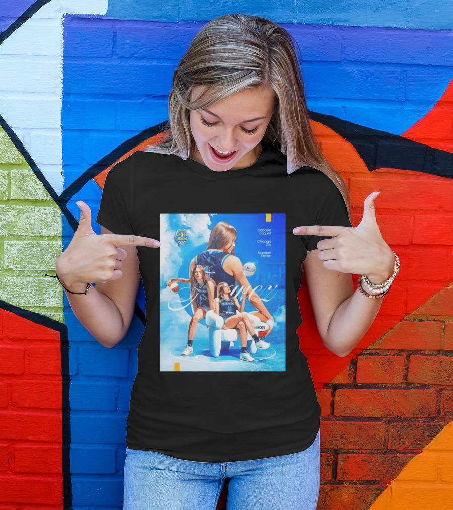 Chicago Sky Gabriela Jaquez Number Eleven Basketball T-Shirt