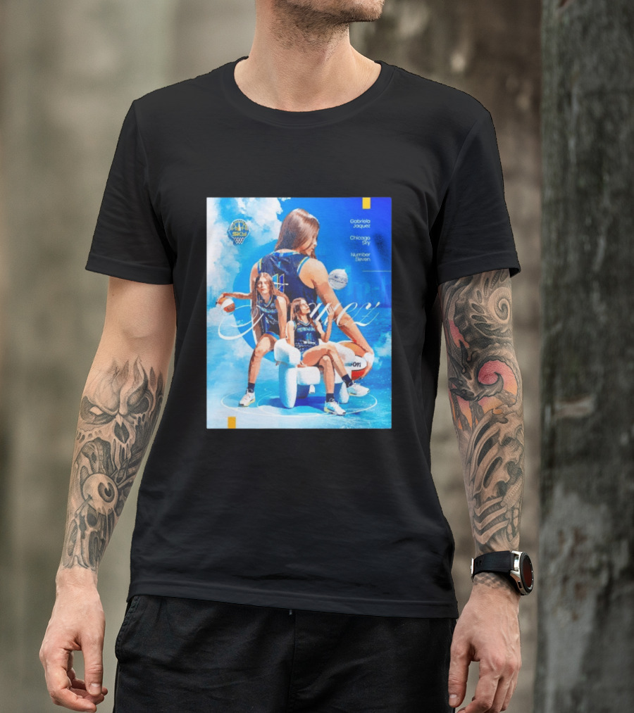 Chicago Sky Gabriela Jaquez Number Eleven Basketball T-Shirt