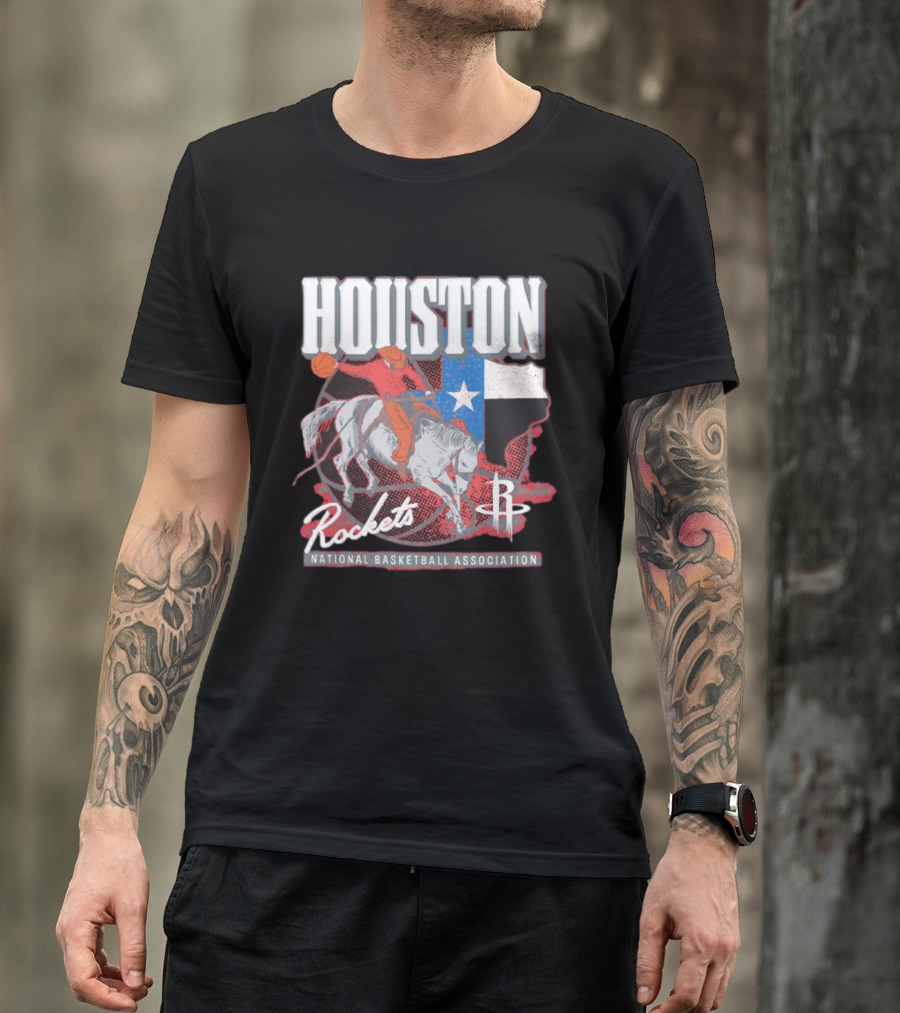 Houston Rockets National Basketball Association Texas Cowboys Basketball T-Shirt