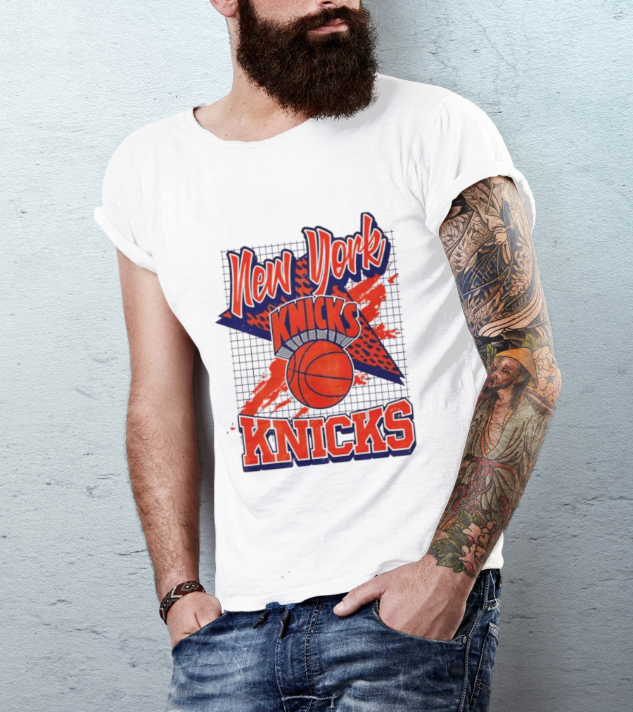 New York Knicks Juvenile Basketball Star T-Shirt