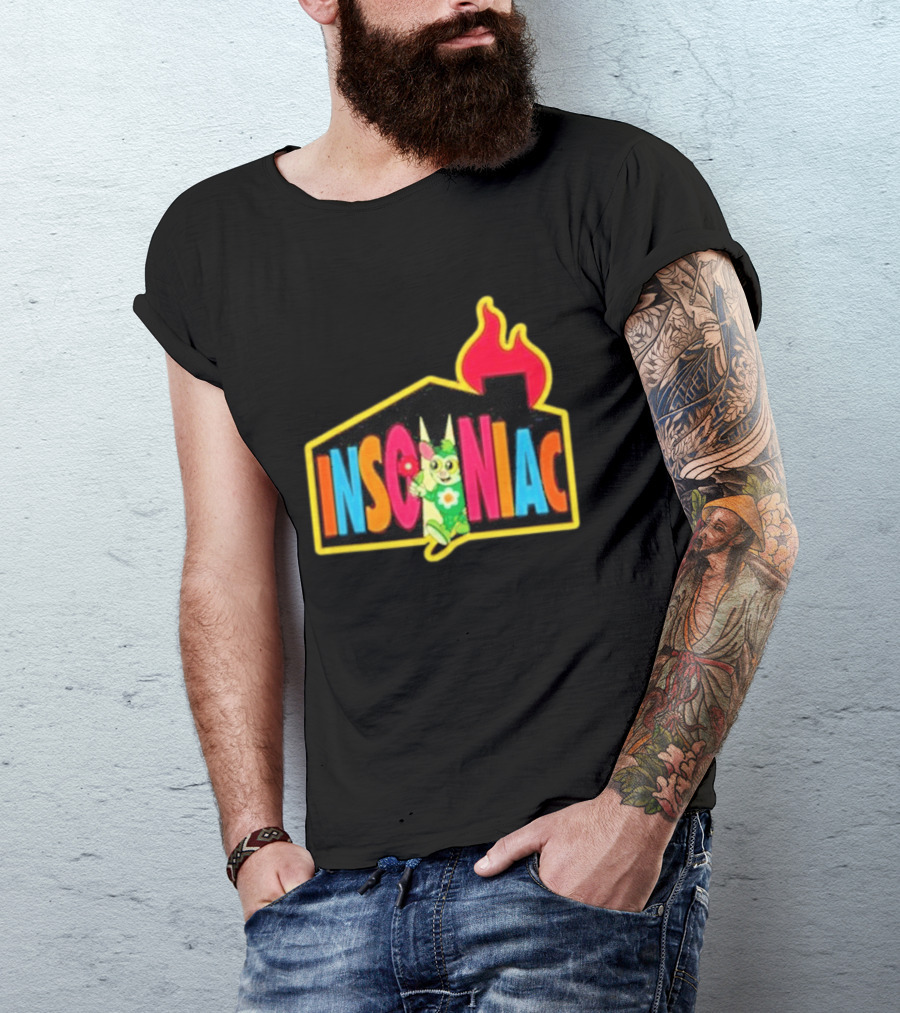 Dabsmyla X Insomniac House EDC Festival Art Collaboration T-Shirt