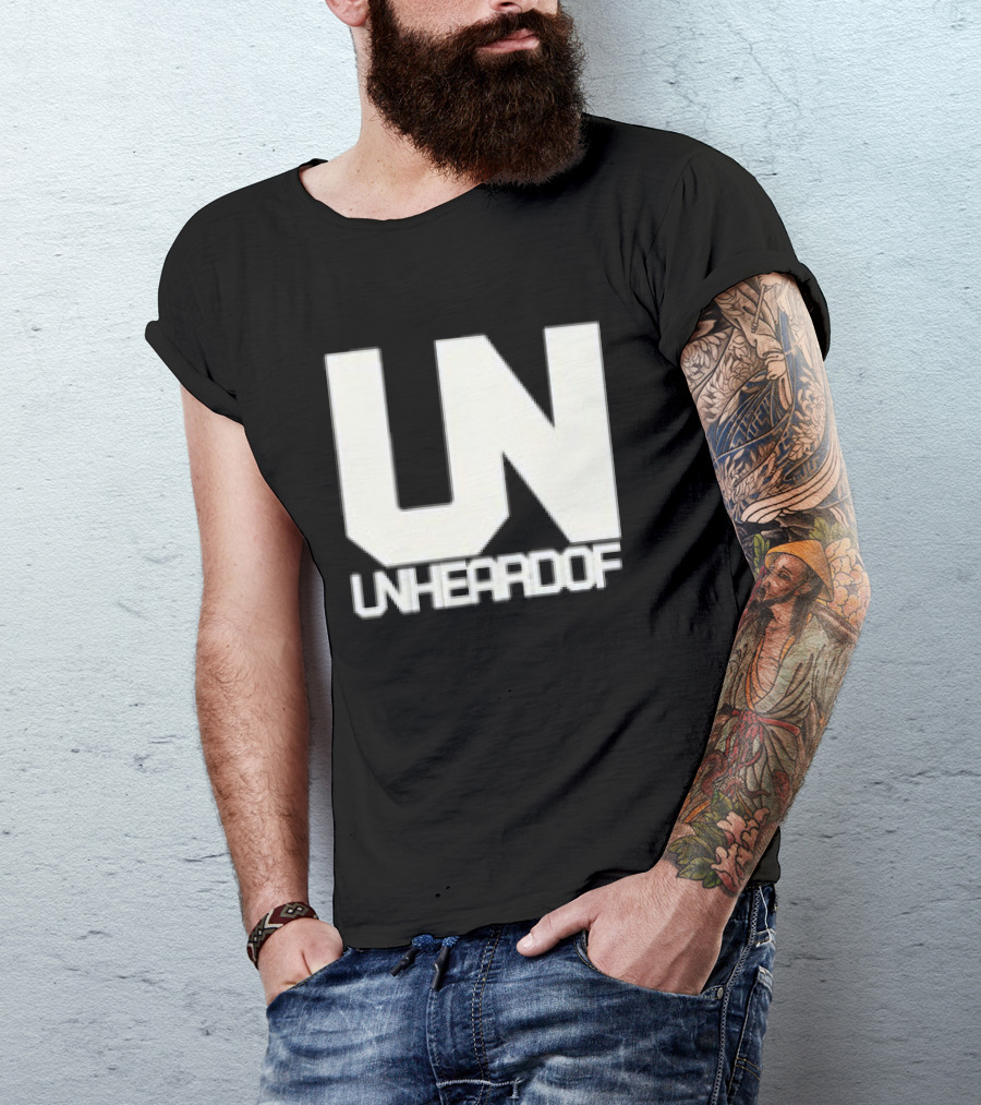 Unheardof Core UN Minimalist Text Urban Streetwear Fashion T-Shirt