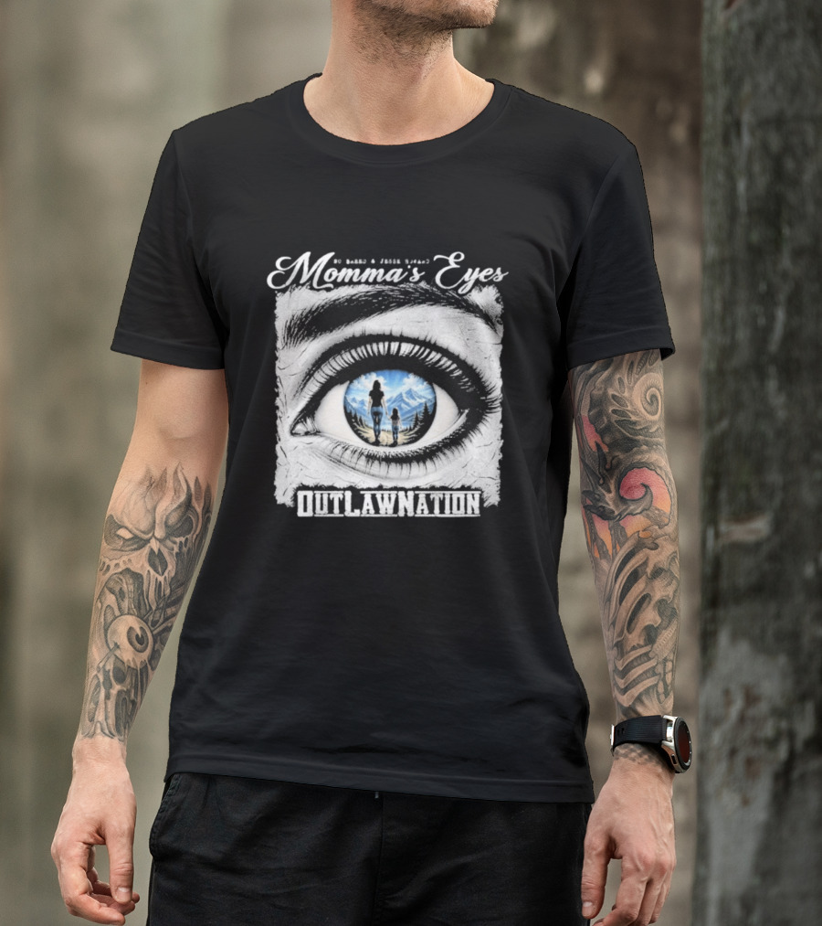 Momma's Eyes Outlaw Nation Country Scene T-Shirt