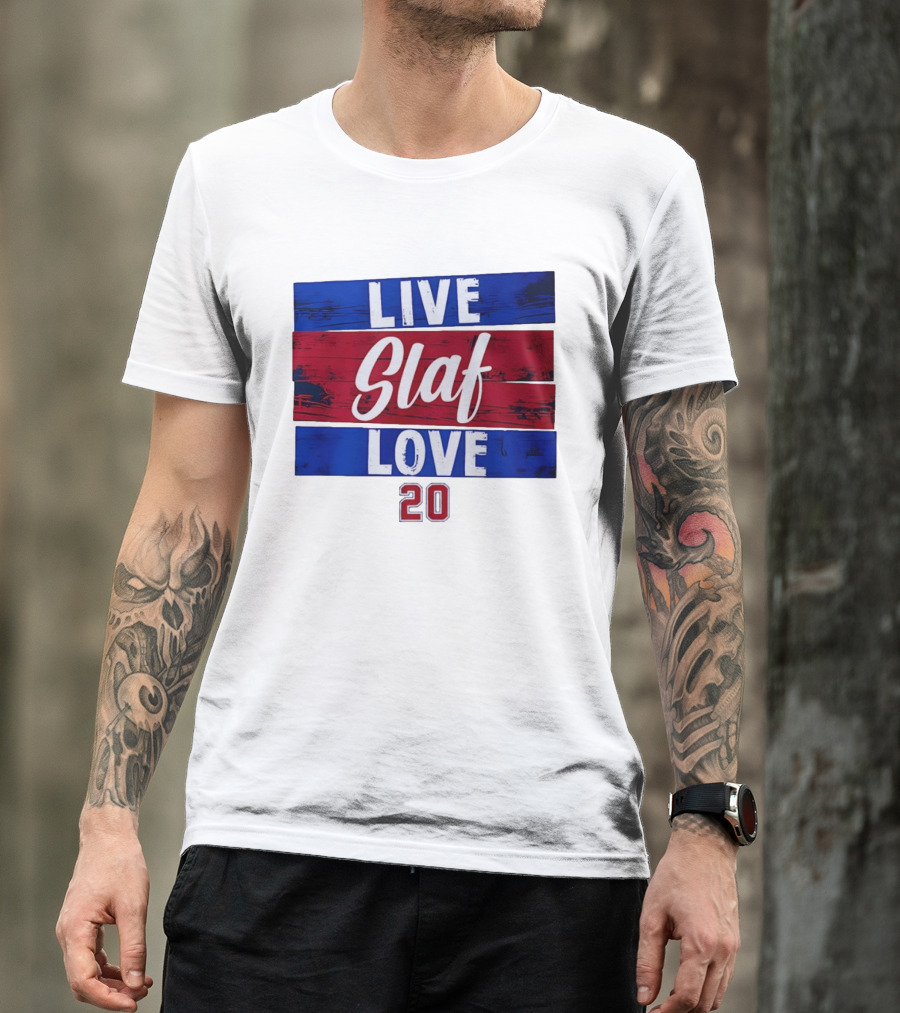 Live Slaf Love 20 Juraj Slafkovsky Montreal Canadiens NHL T-Shirt