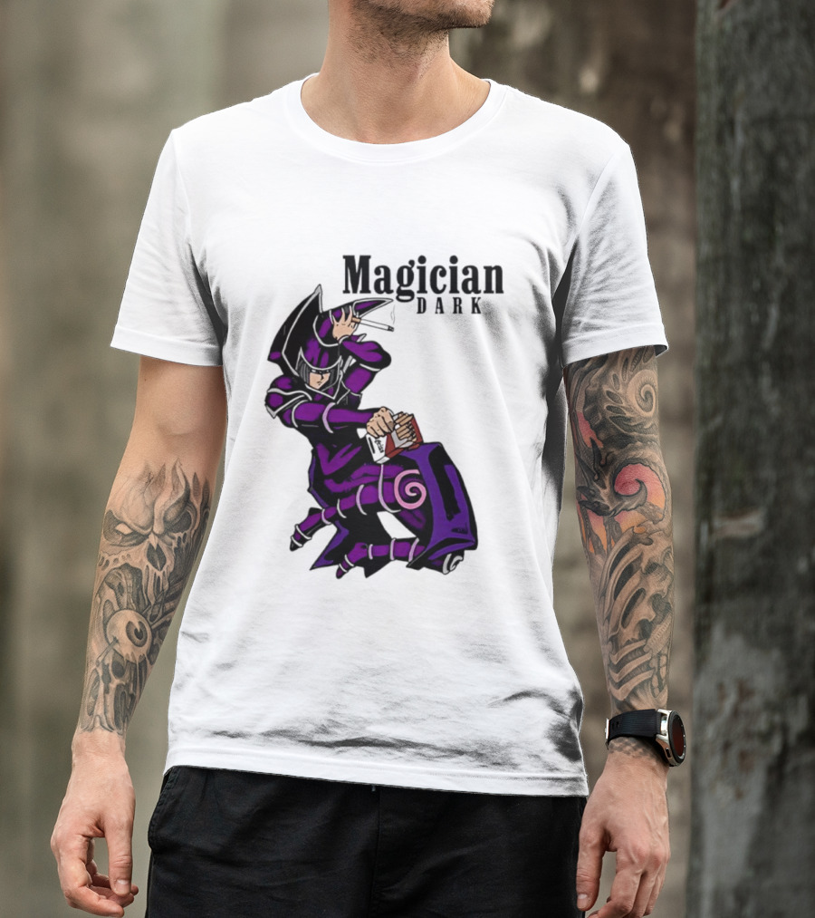 Magician Dark Yu Gi Oh Smoking T-Shirt