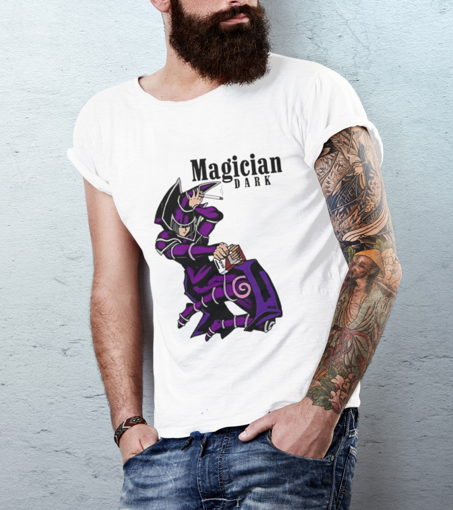 Magician Dark Yu Gi Oh Smoking T-Shirt