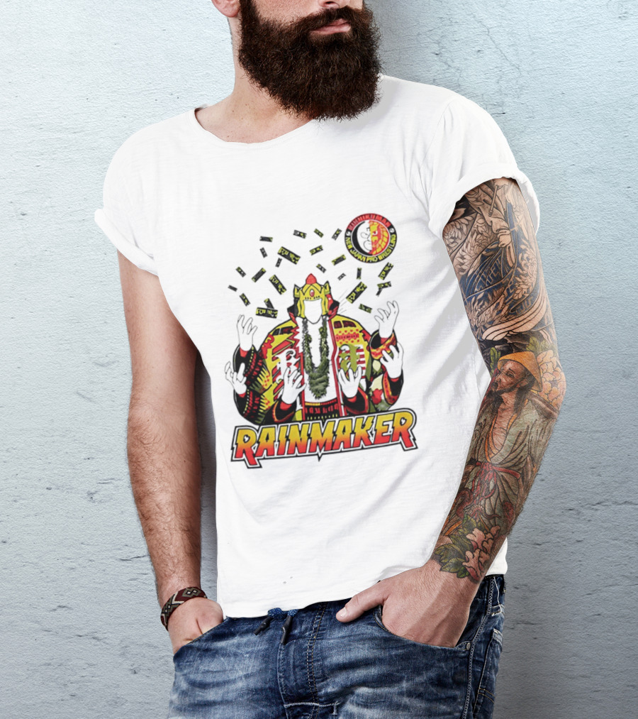 Kinnikuman New Japan Pro Wrestling Rainmaker Iconic Collab T-Shirt
