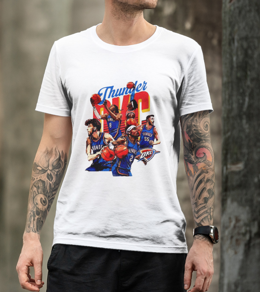 Thunder OKC Shai Gilgeous Chet Holmgren Williams Oklahoma City Basketball NBA 2026 T-Shirt