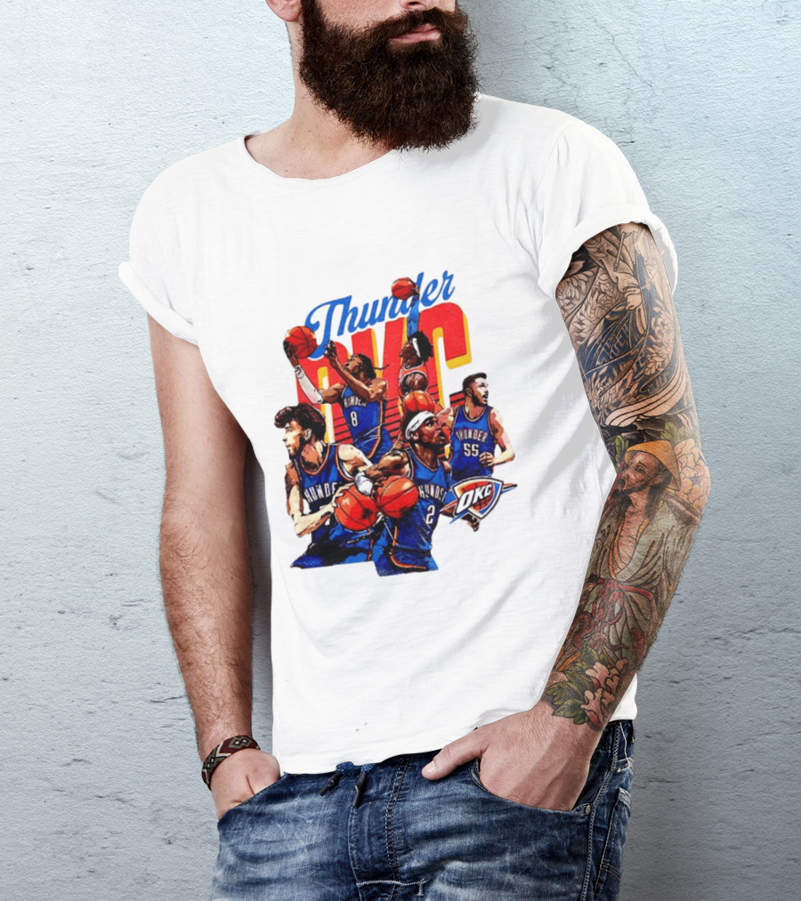 Thunder OKC Shai Gilgeous Chet Holmgren Williams Oklahoma City Basketball NBA 2026 T-Shirt
