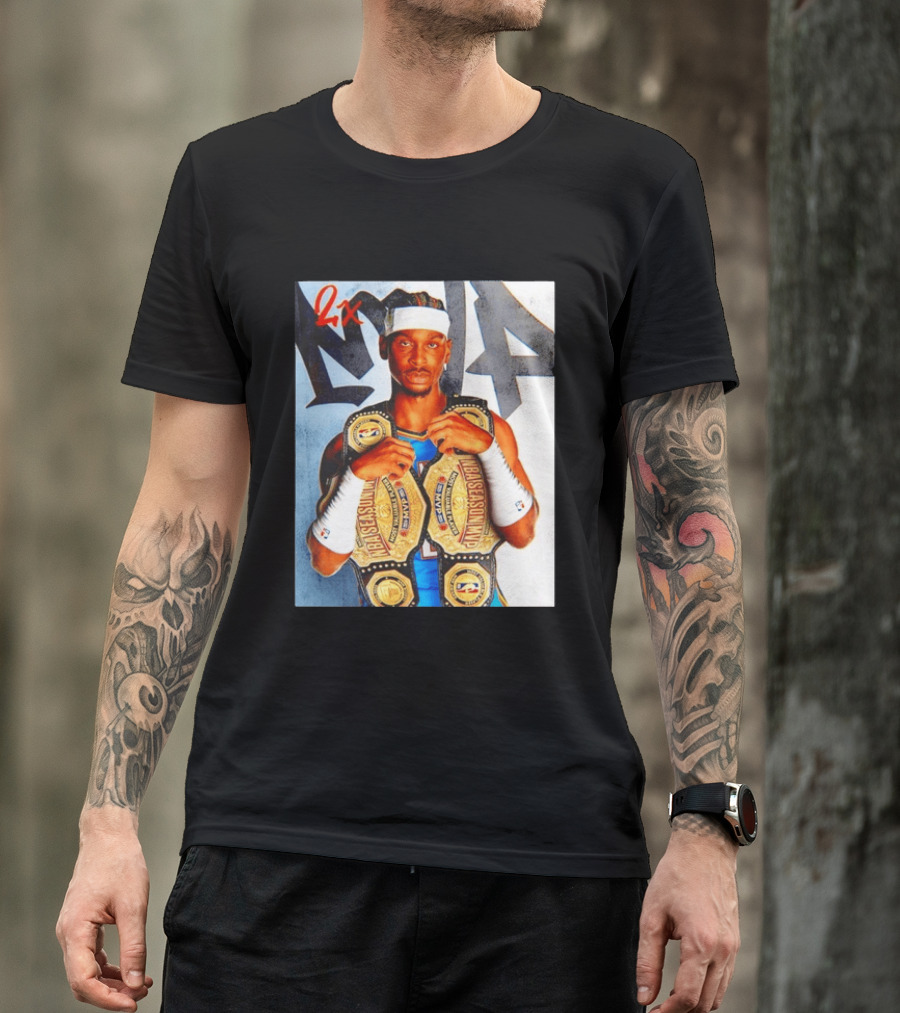 Shai Gilgeous Alexander 2X NBA MVP Champion Image T-Shirt