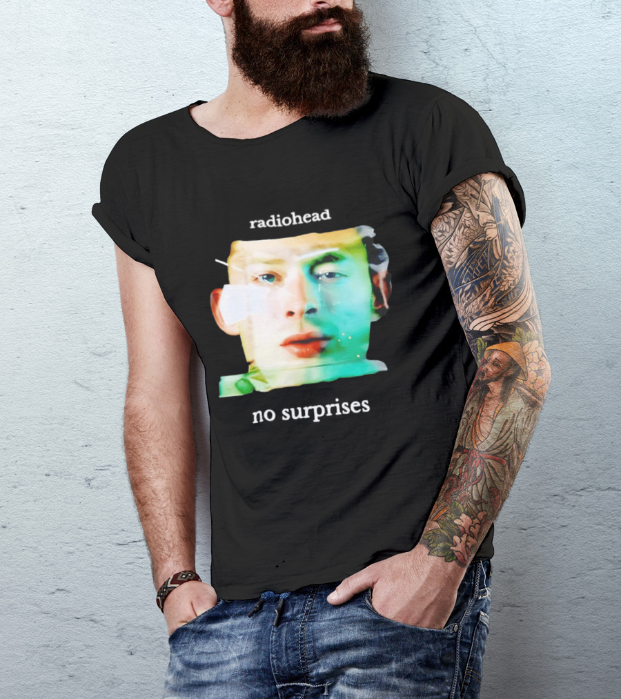Radiohead No Surprises Thom Yorke Watercolor T-Shirt