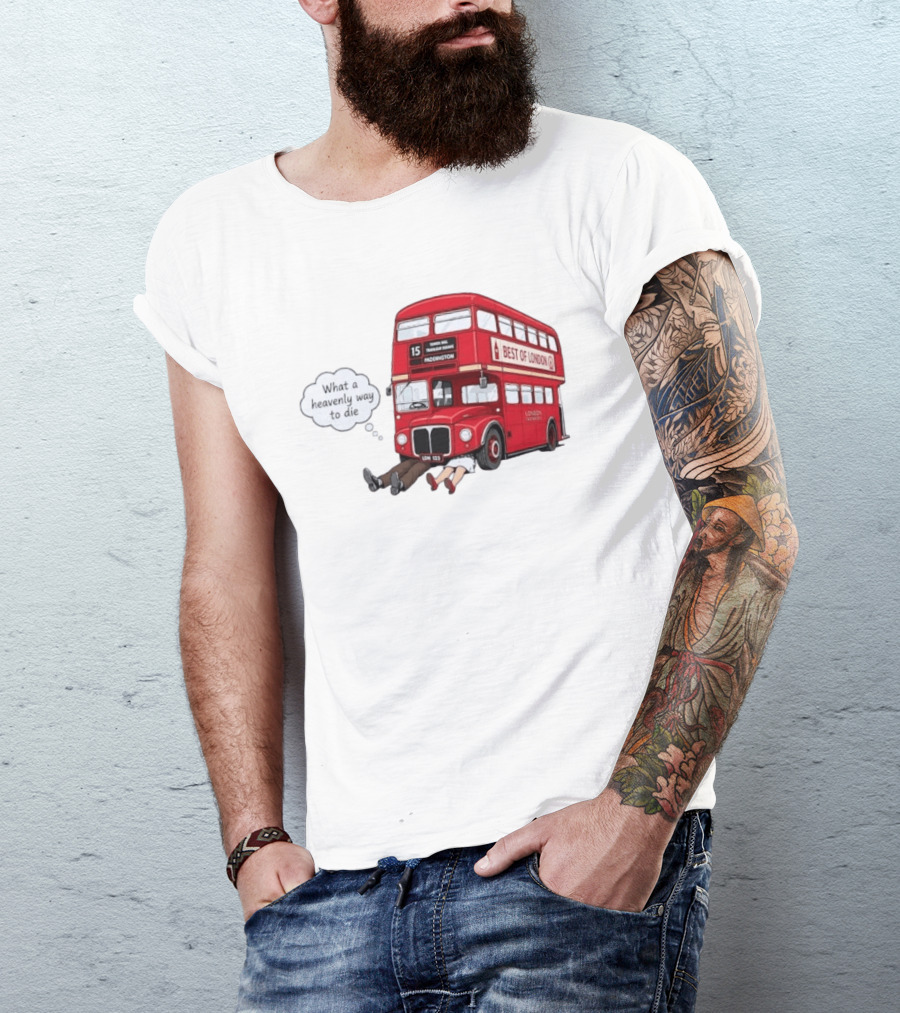 Arsenal What A Heavenly Way To Die Best Of London Bus 15 Paddington T-Shirt