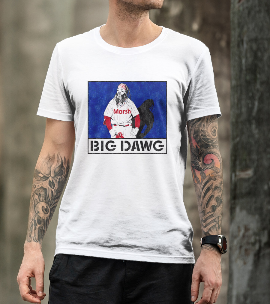 Brandon Marsh Philadelphia Phillies Big Dawg Marsh Baseball Player Image T-Shirt